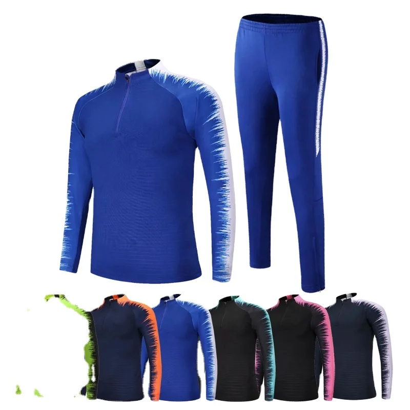 Спортивные костюмы для мужчин взрослых и детей оптовая продажа командная спортивная одежда из 100% полиэстера разные цвета на выбор теплые бега