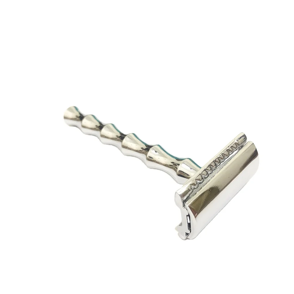 Export Quality Best Selling Double Edge Safety Razor Barber Stainless Steel Edge Customized Box Logo