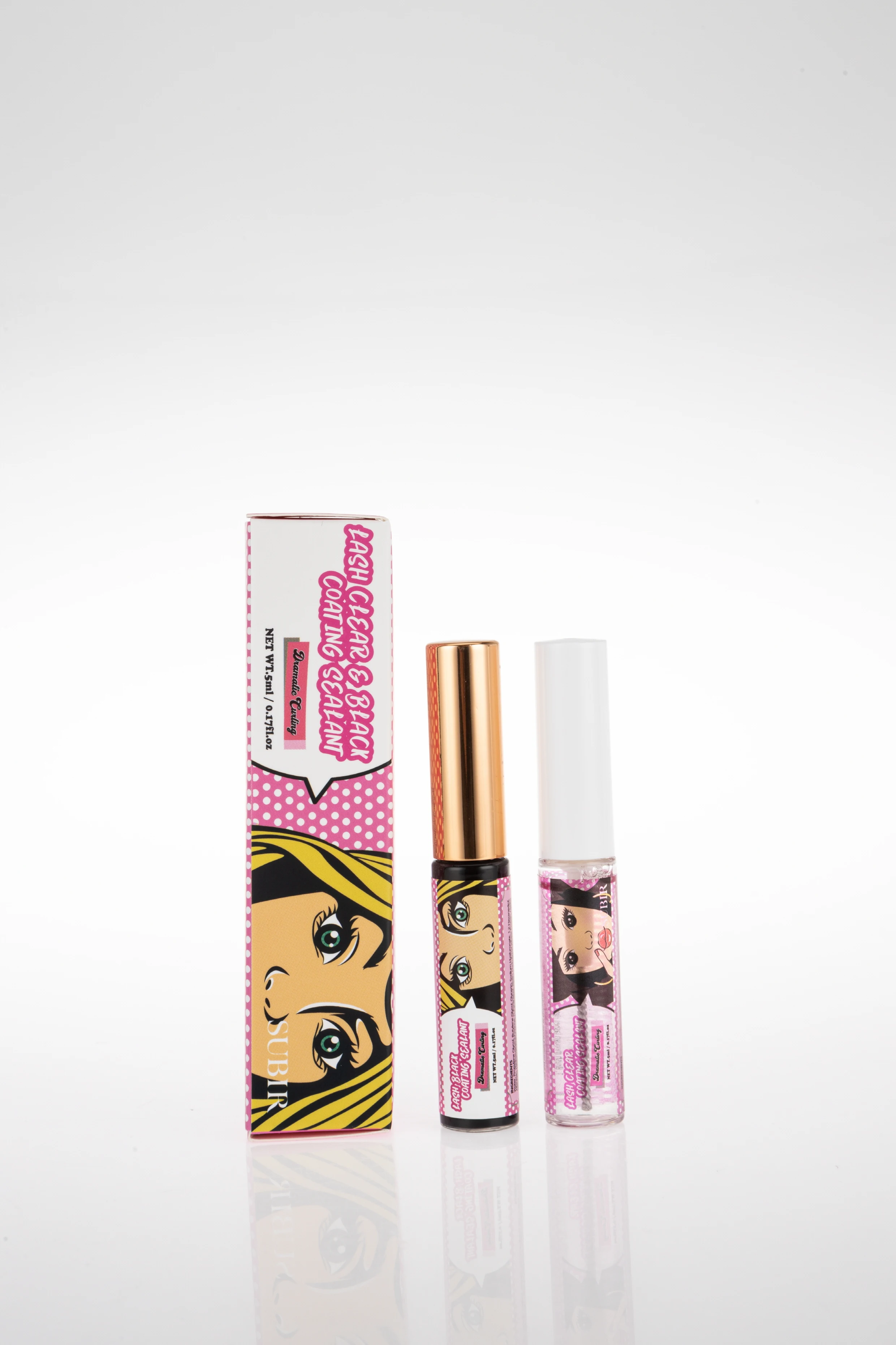 2024 Korea ISO22716 Certified Factory New Vegan Growth Serum Extension Clear Black Curling Sealant Lashes Box Natural False Fans