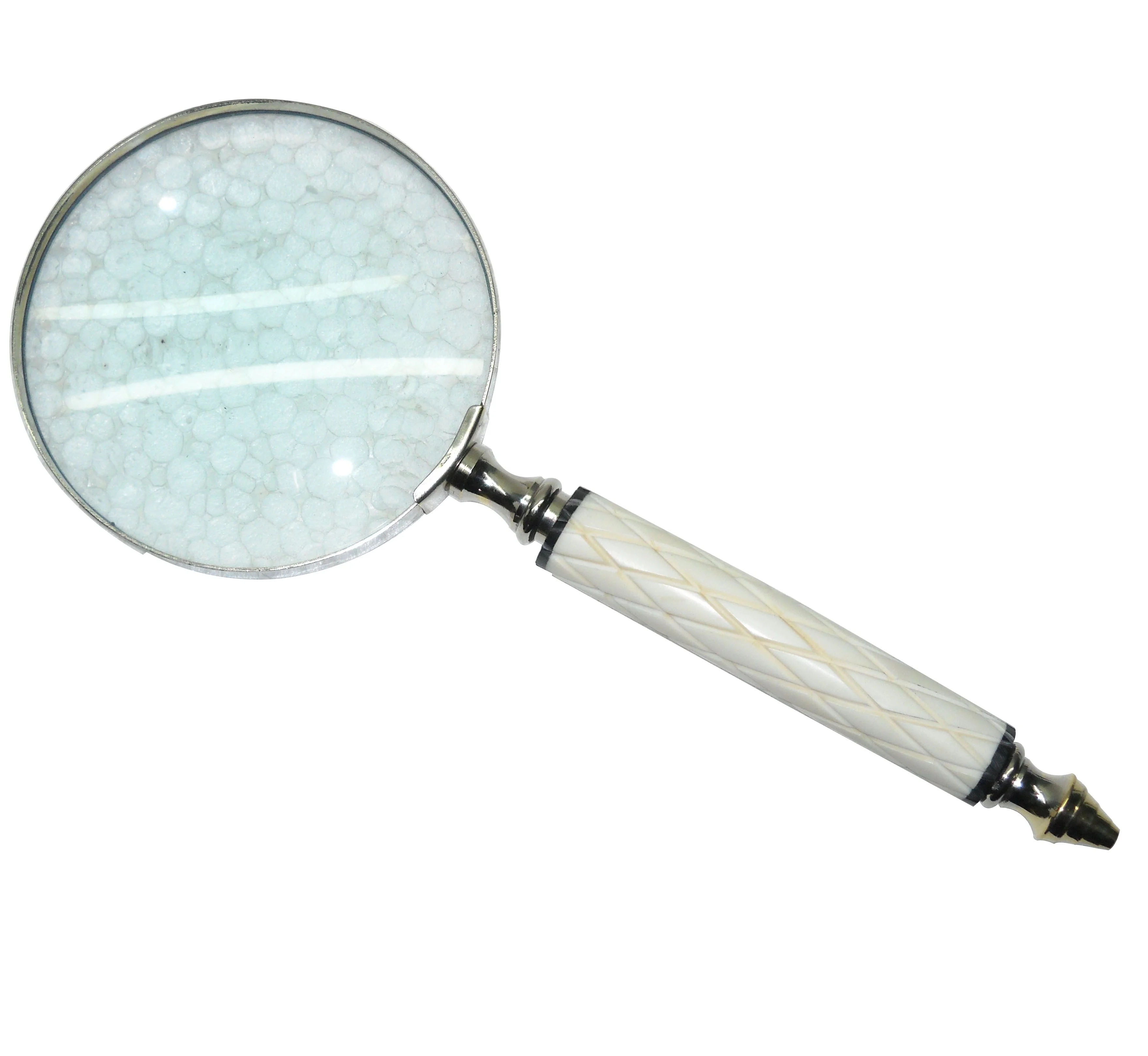 Индийский изготовленный с деревянной ручкой производитель стекла увеличением по низкой цене