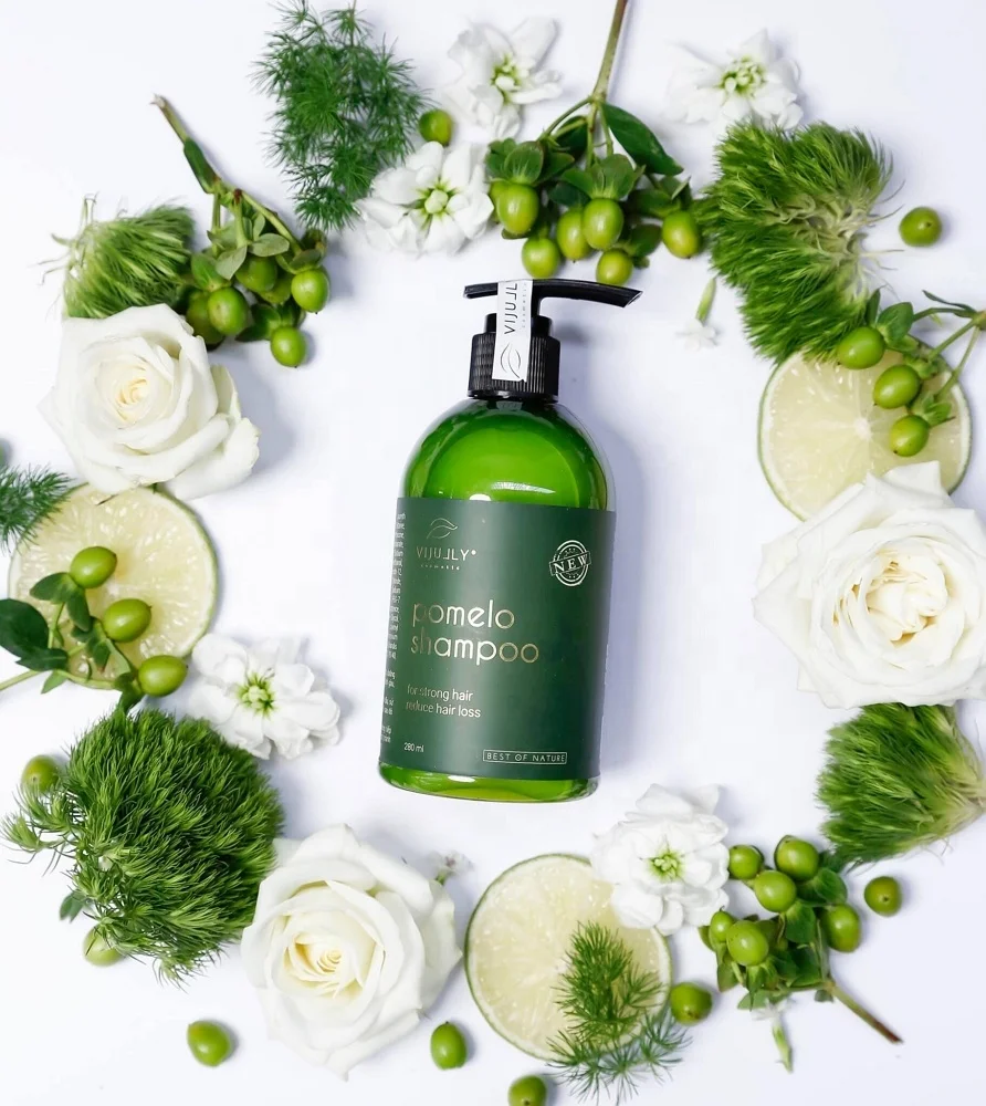 Шампунь Pomelo с фирменной торговой маркой для ухода за волосами экстракты шампуня эфирные масла волос и кожи головы во Вьетнаме 3 года 350 г 280 мл