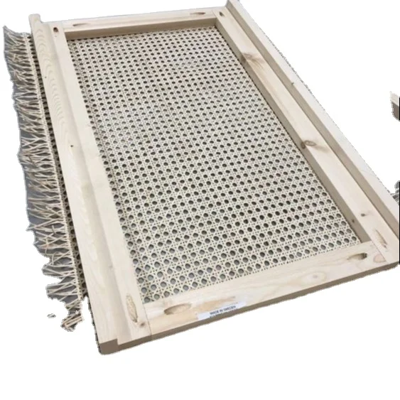 Weaving Natural/Bleached Synthetic Rattan Cane Webbing Roll various size Premium Quality for decoration from Viet Nam