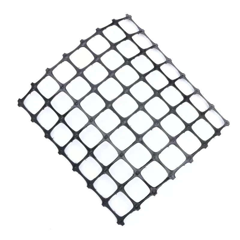 Geogrid 15~50kN PP Biaxial Geogird Tensile Plastic Geogrid for Reinforcement, PP Biaxial Geogrid.