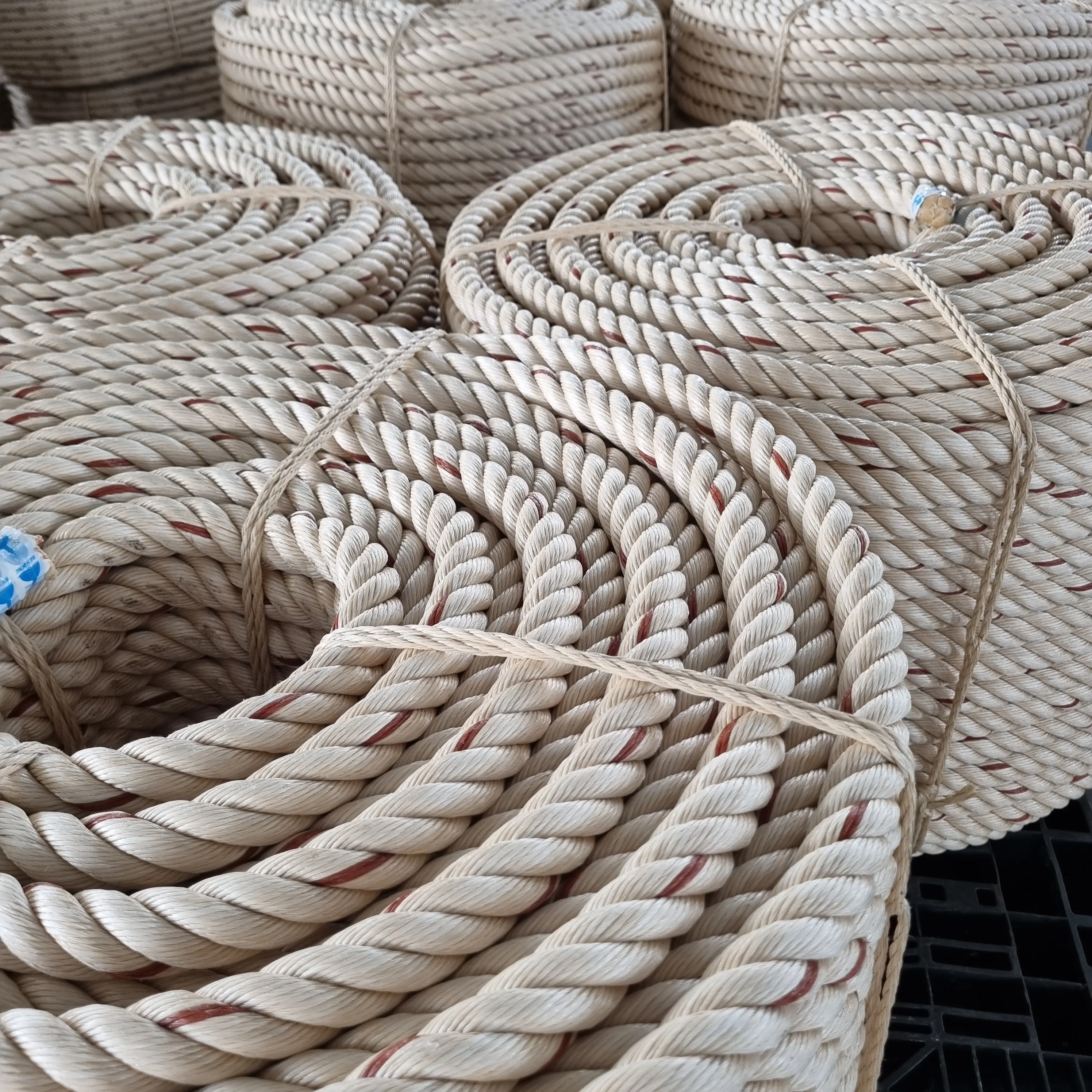 6mm pp fishing rope Wholesale Monofilament Polypropylene rope 8mm from Vietnam, UV Protected 4 Strand PP Danline Rope 10mm
