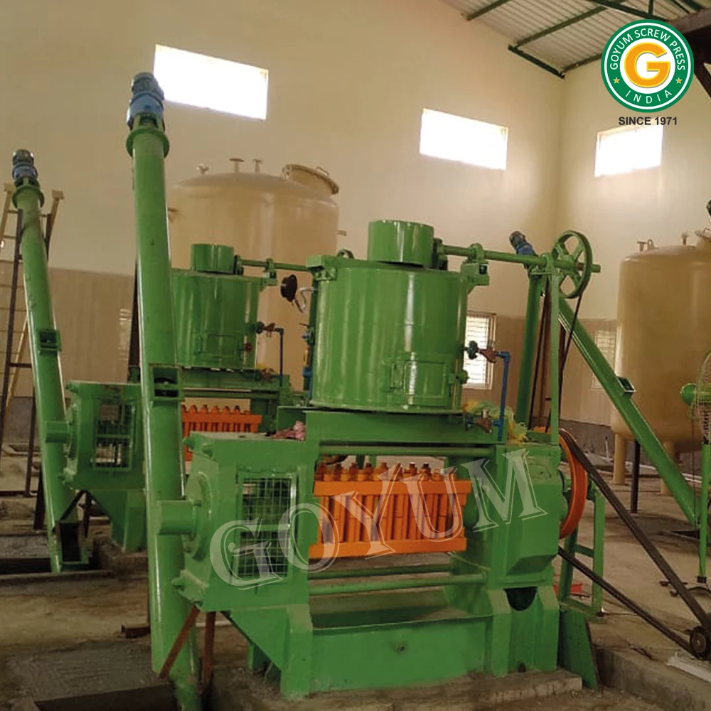 Машина для экстракции льняного касторового масла 6 тонн/день