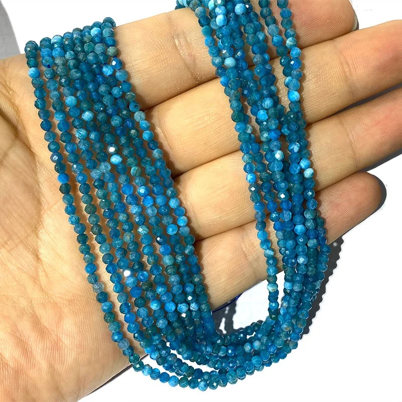 Wholesale Natural Smoky Quartz Gemstone Micro Faceted Round Beads For Jewelry Making Bracelet Necklace Pendants for Men Women