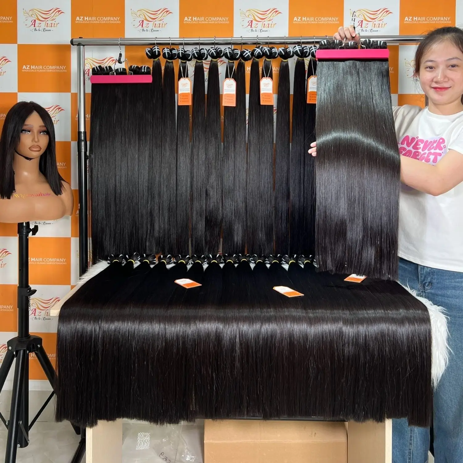Best Selling Remy Hair Extensions Bone straight Weft 100% Vietnamese Human Hair Double Drawn Virgin Weft Hair