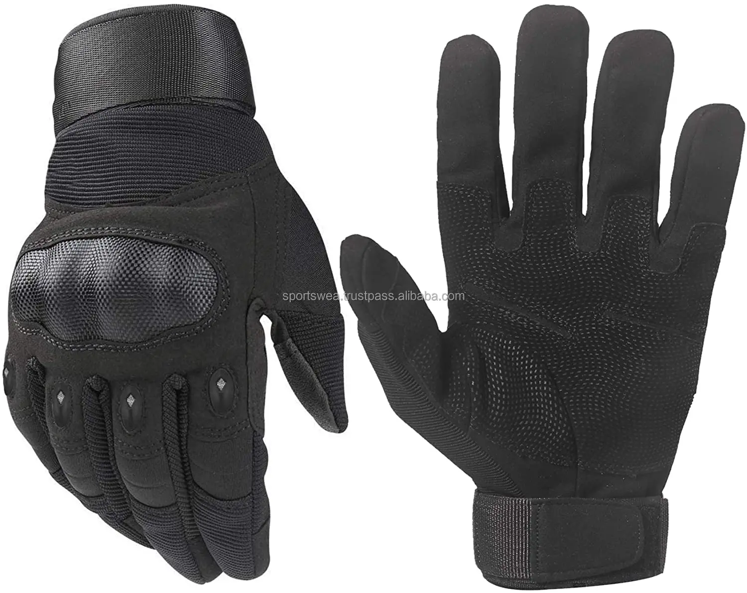 Resistant Impact Leather Driver Gloves Customize Design Cut Level 5 TPR Safety