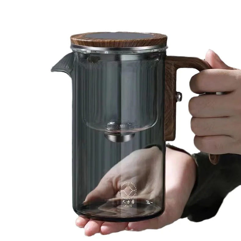 800ml Multifunctional Glass Teapot Stocked for Electromagnetic Oven & Gas Stove Tea Boiling Pot for Making Tea