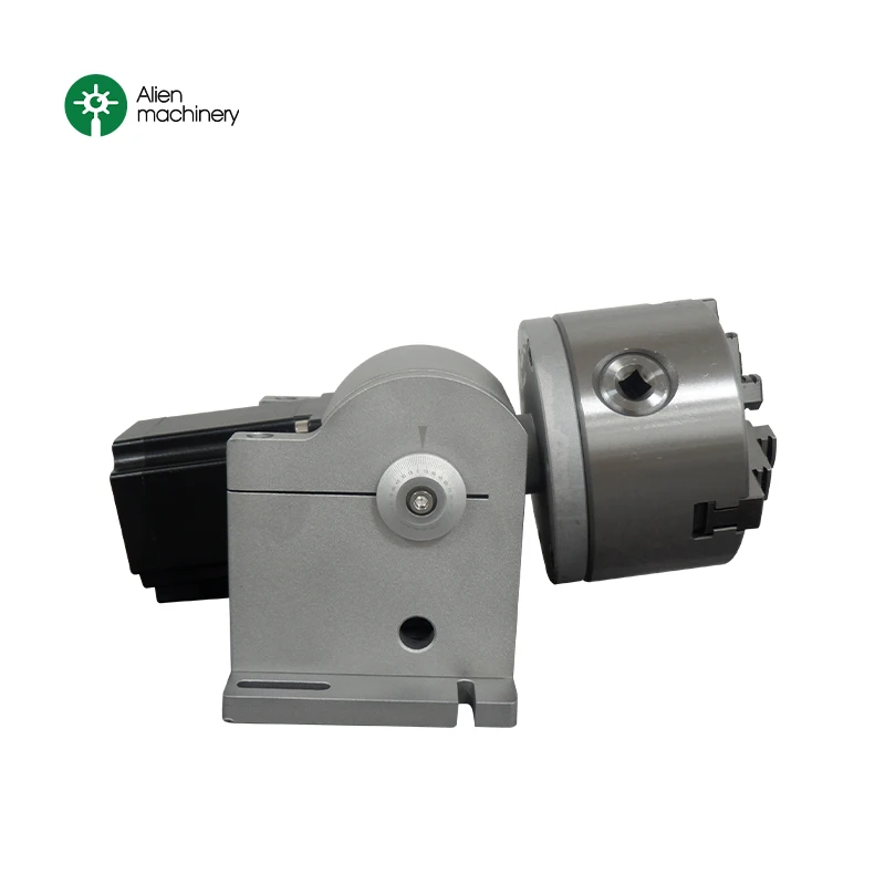 Engraved Rotating Shaft Rotary Axis D100 Fixtures CNC Mills Rotary Axis Marking Machines Attachment Engraving Tools