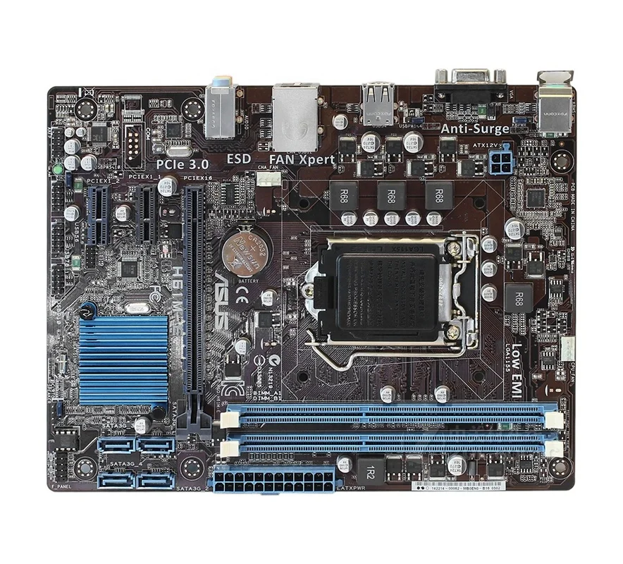 Б/у Asus H61M-E гнездо материнской платы LGA 1155 поддержка DDR3 16 Гб для рабочего