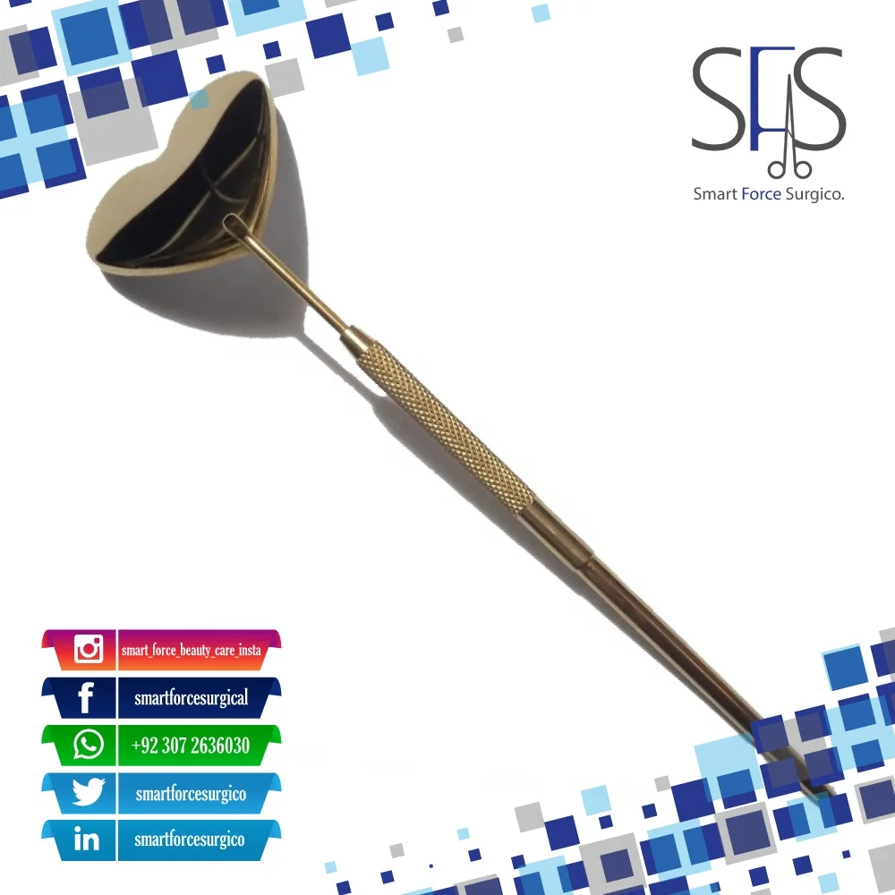 New Arrival Heart Shape Crescent Eyelash Mirrors Gold With Eco Friendly Black Card Box For Lash Beauty Eyelash Mirror