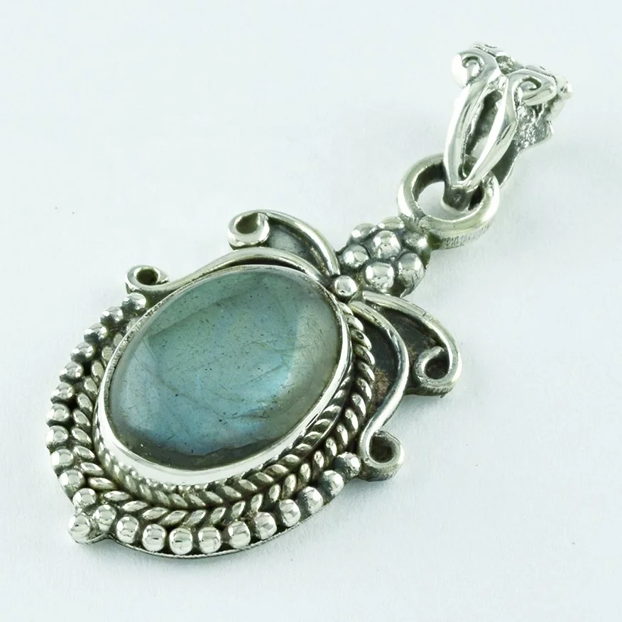 Beautiful Labradorite Stone 925 Sterling Silver Pendant Jewelry Gemstone  925 Pendants Grab This Deal Now