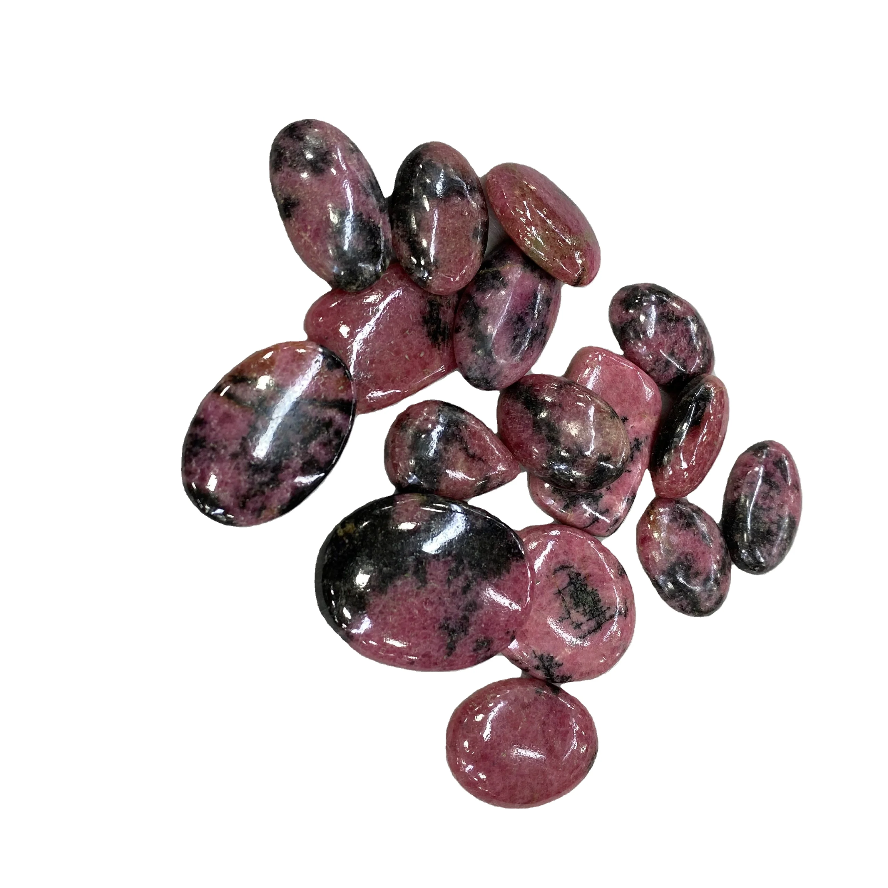 RODONITE STONE VERY BEAUTIFUL HIGH LEVEL QUALITY BEADS