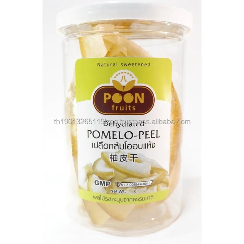 DRIED POMELO PEEL 100% Natural green High quality dried Pomelo peel Best organic dried Pomelo peel slices from Thailand