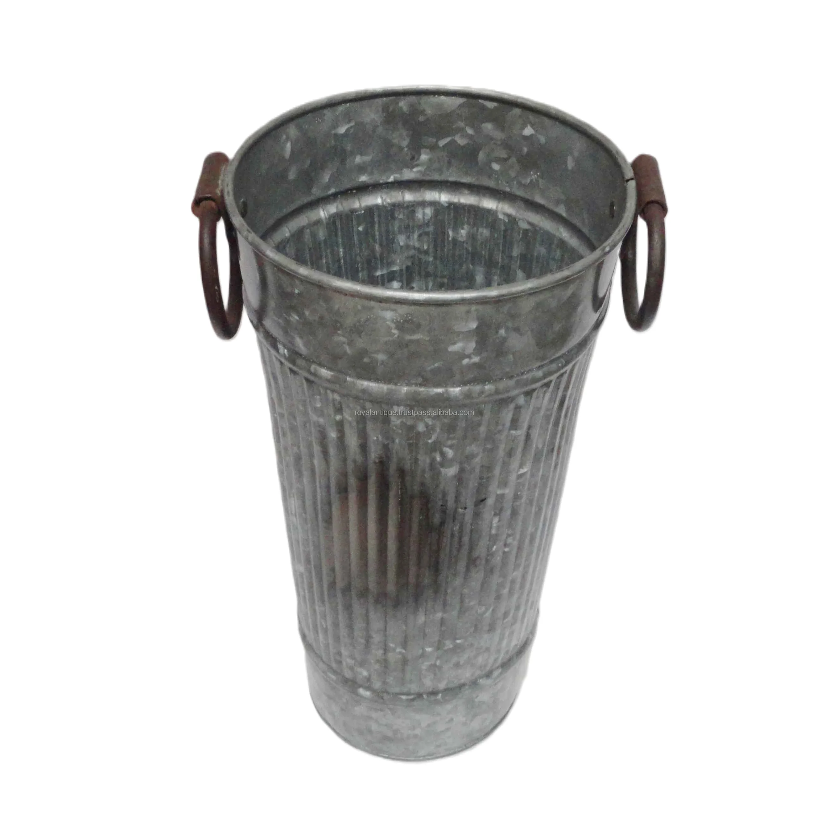 Home Garden Galvanized iron Planter Umbrella Holder With Best Quality Iron from Indian supplier at wholesale price