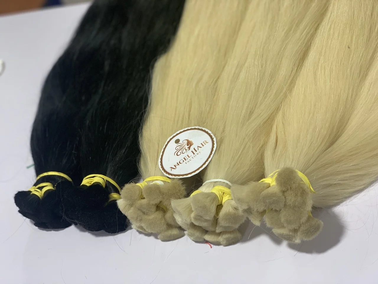  Вьетнамские волосы оптовая продажа 100% вьетнамские человеческие все длины 8 дюймов 38 двойное плетение