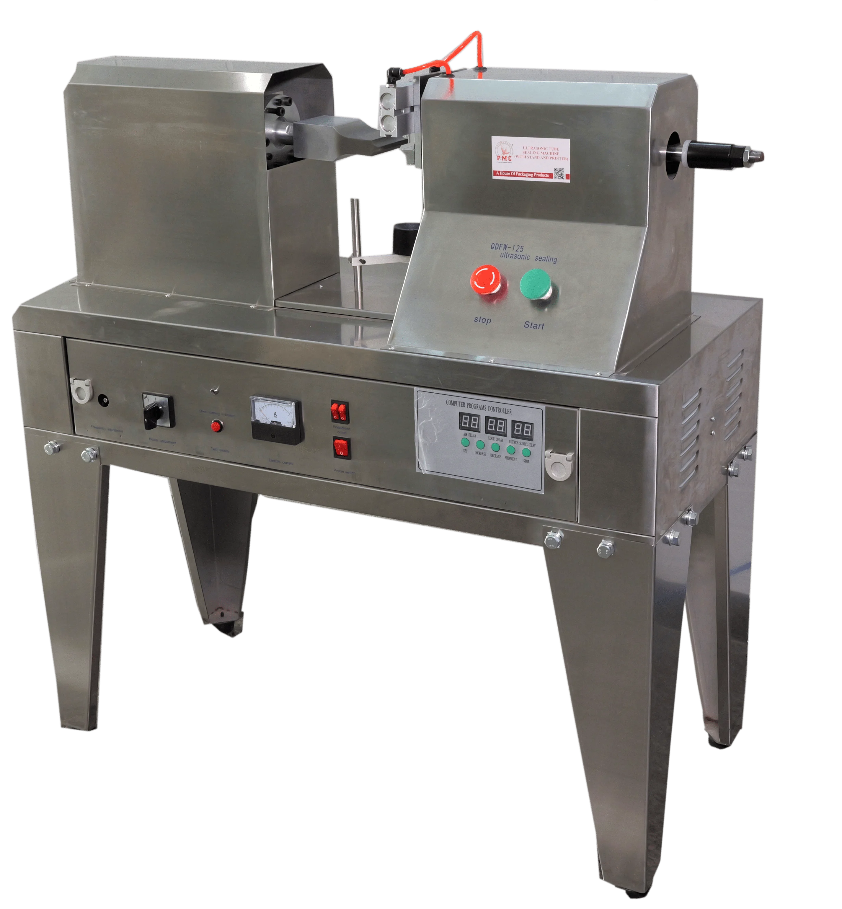 Ultrasonic Tube Sealing Machine with Stand + with Printer