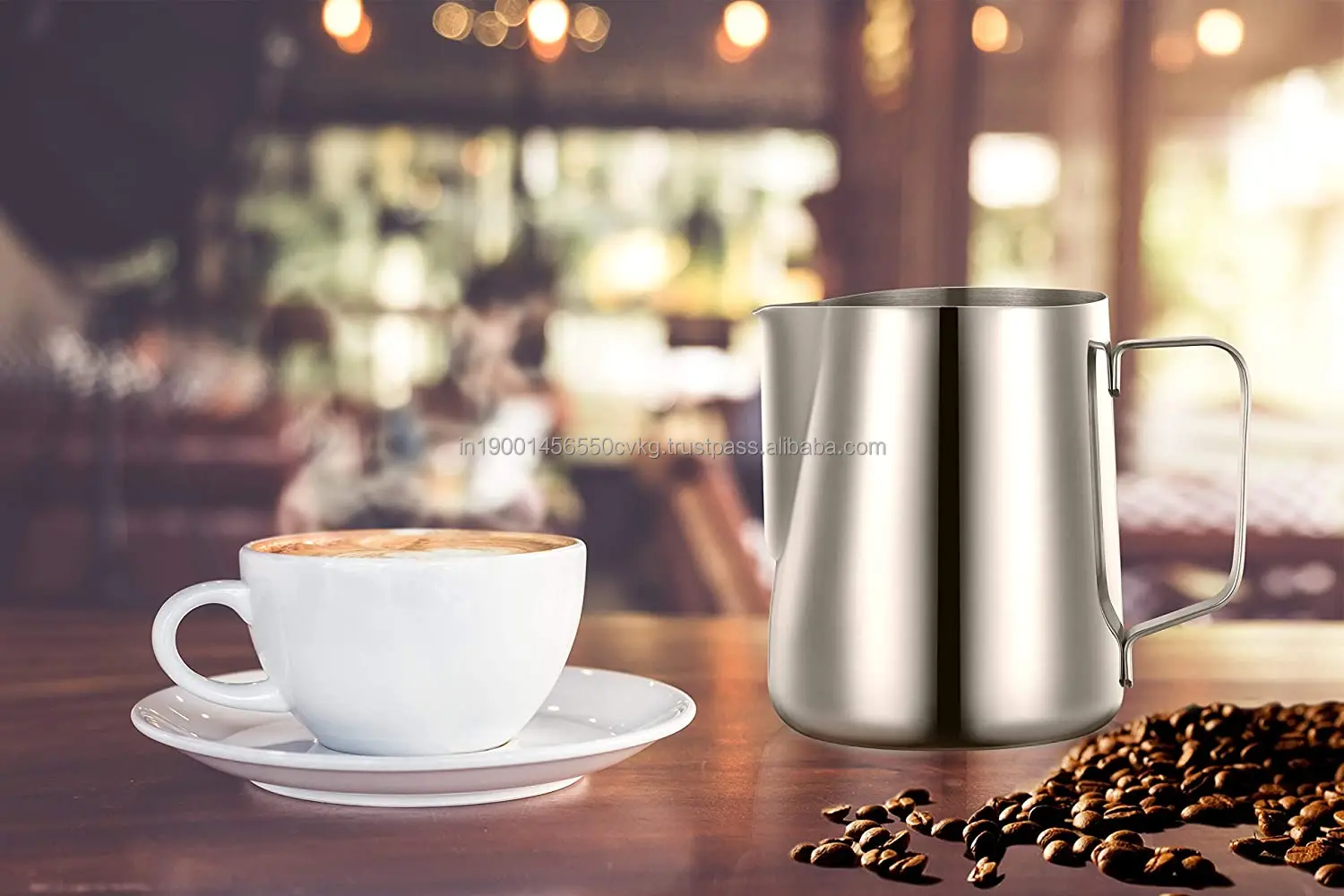 Steaming Pitchers Milk Frothing Pitcher  Stainless Steel Milk Coffee Cappuccino Latte Art  Milk Jug mug