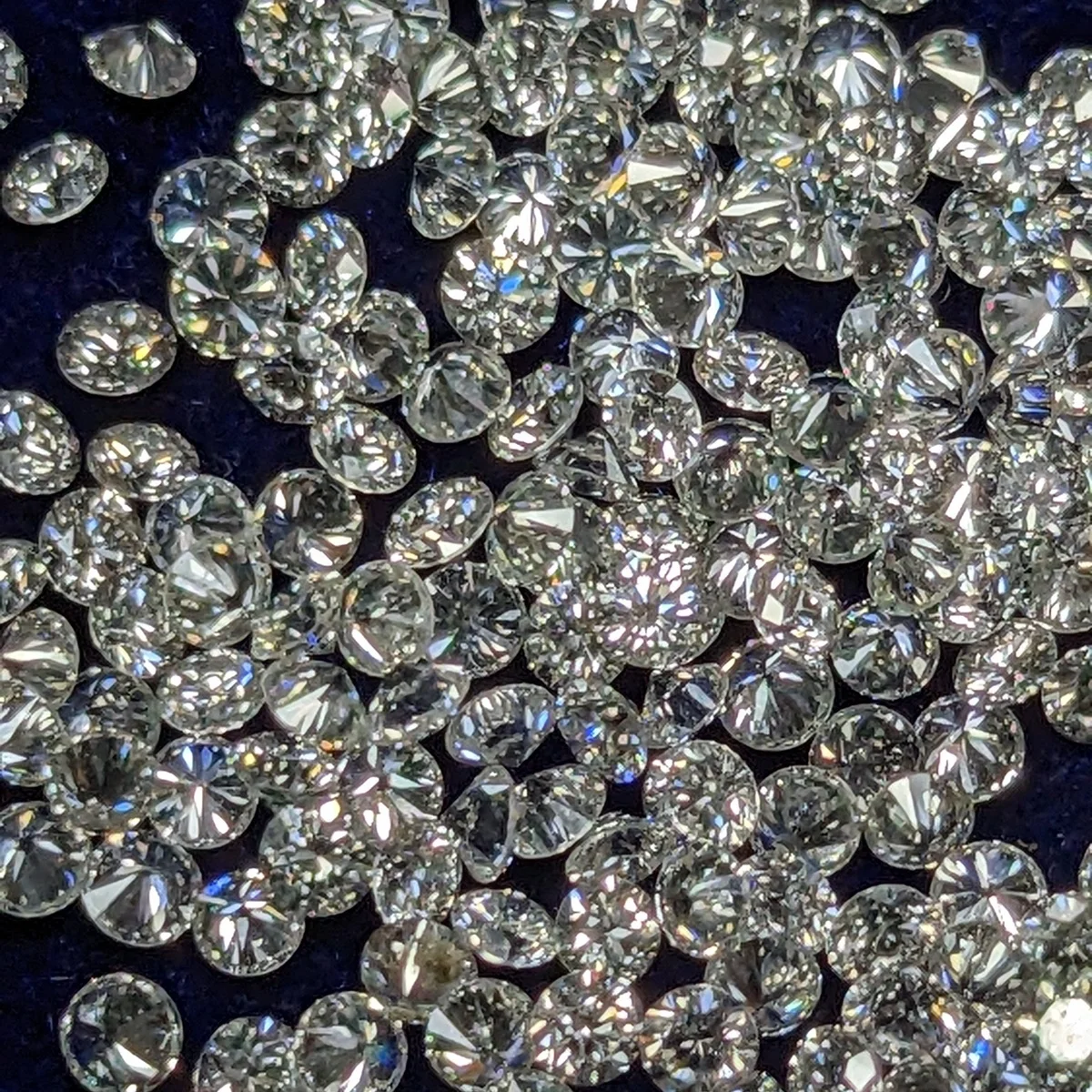 Polished Natural Diamond in VS EF from Size 1.80mm to 2.05mm for Fine Jewelry Diamond Necklaces Making