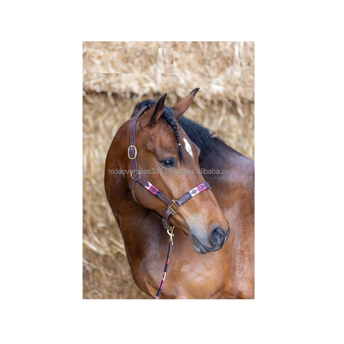 Кожаное поло с лямкой на шее