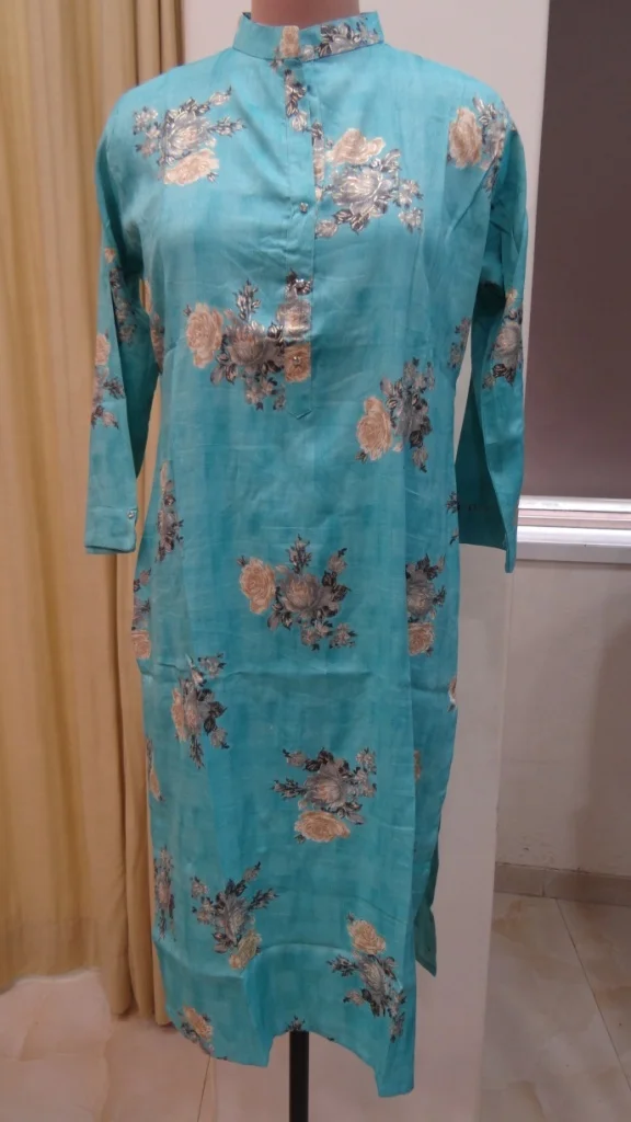 India kurtis women latest fashion Bollywood style ladies women party festival daily wear kurti top gown flower designer KURTIS