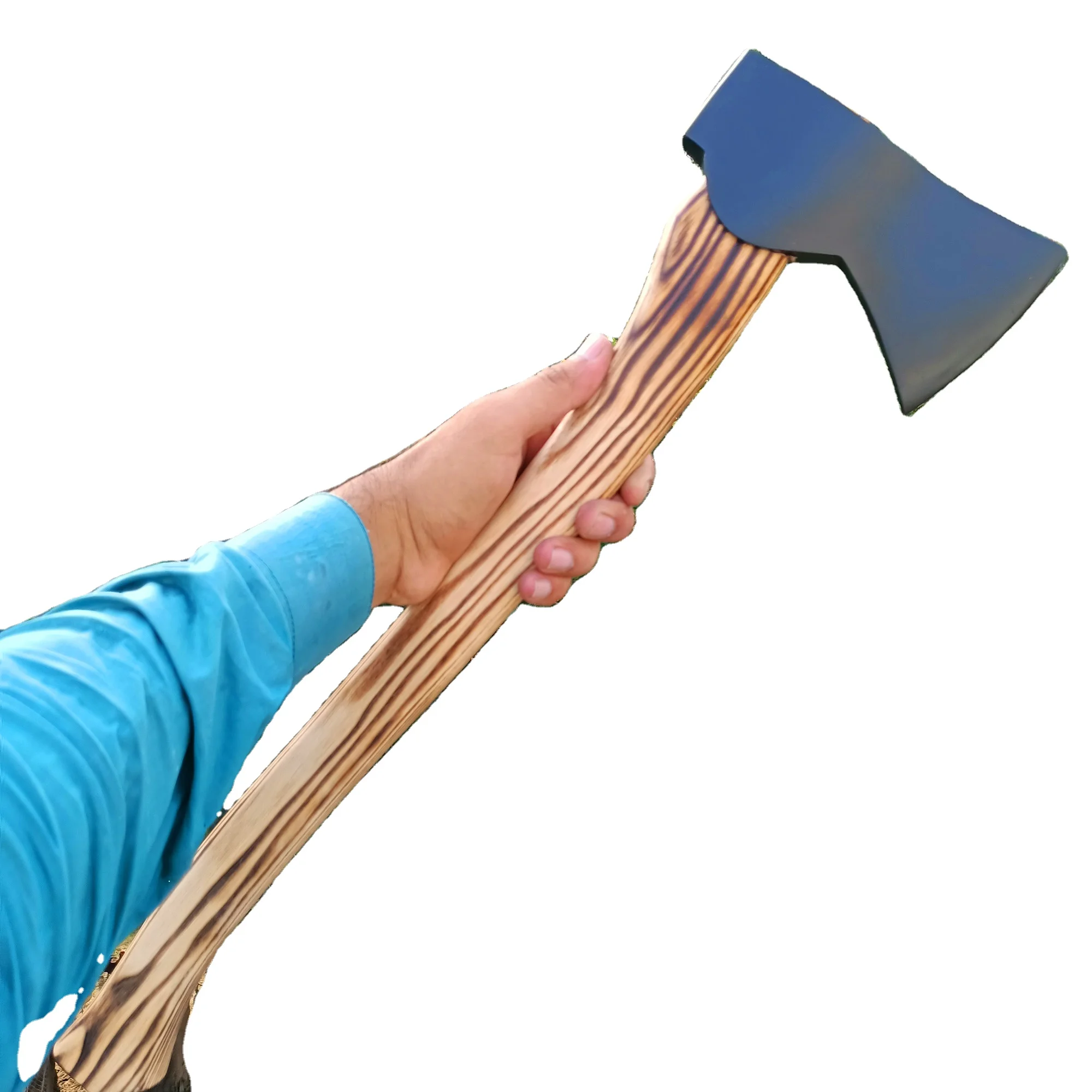 Топор викингов из углеродистой стали ручной работы на заказ, Медный топор, топор для выживания с деревянной ручкой, оптовая продажа, подарок