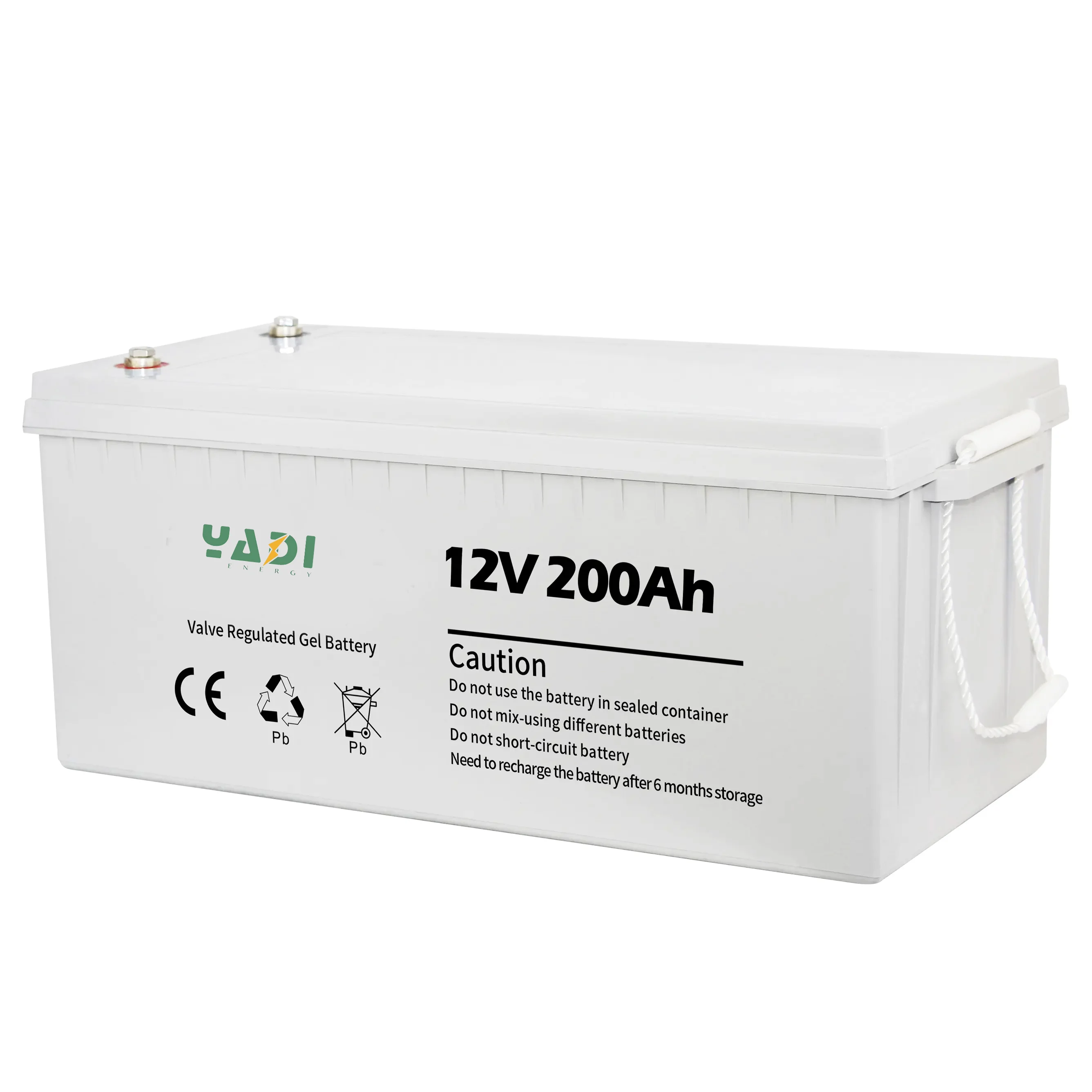 Yadi Deep Cycle Solar Gel Battery 12V 250Ah 200Ah 100Ah Lead Acid Agm Varta gel Battery China Manufacture