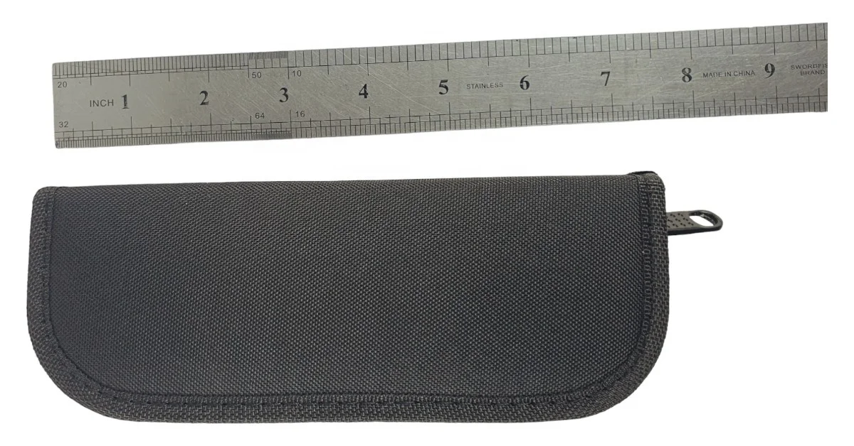 Durable Zipper Knife Pouch EVA Foam Polyester Storage Case Customizable OEM ODM Support