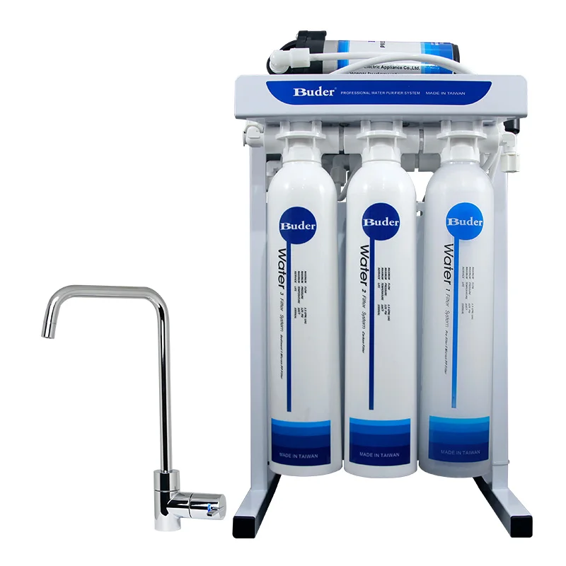 [Taiwan Buder] Reverse osmosis water filter system with  steel stand