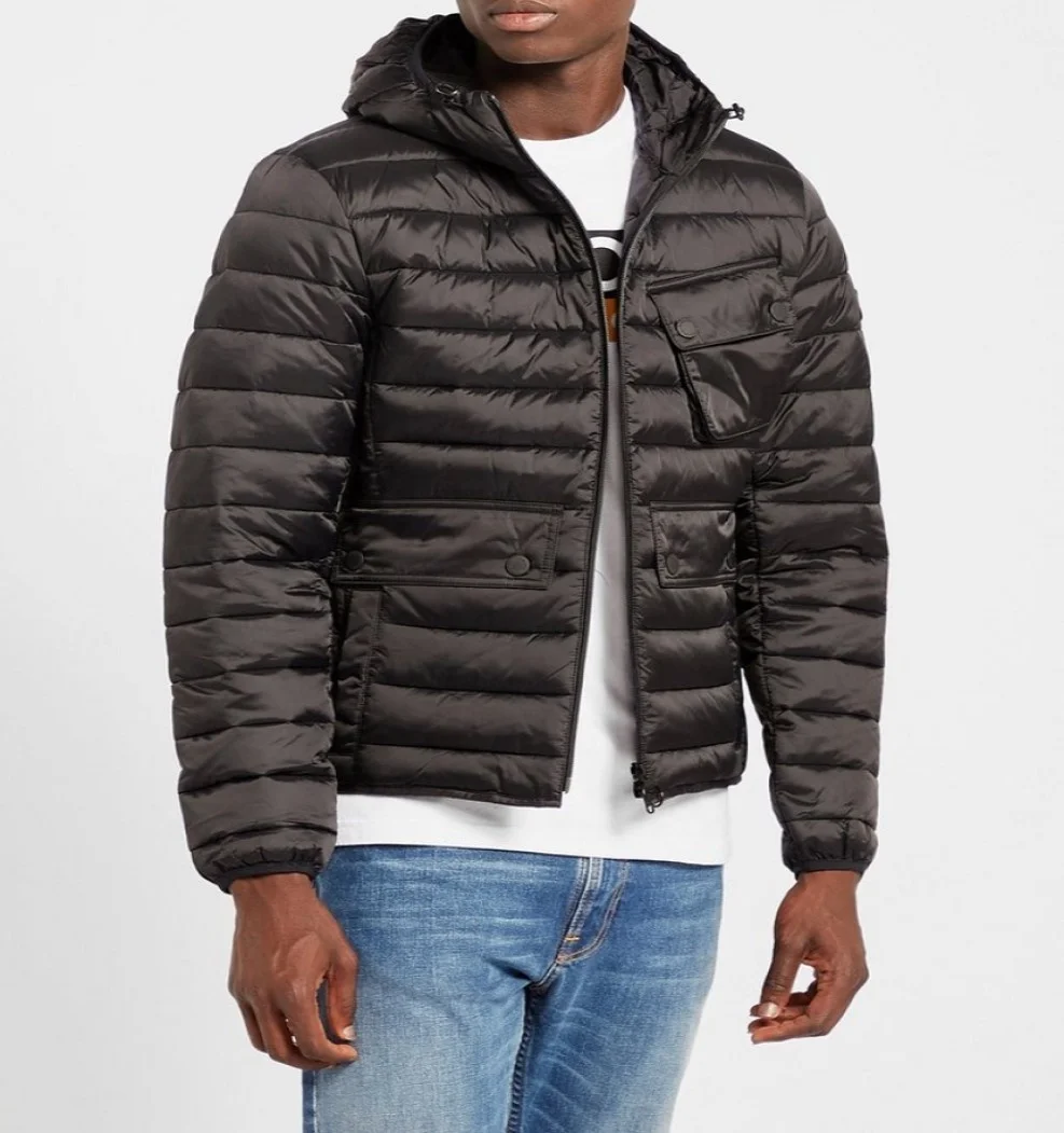 Men Fashion New Design Winter Puffer Shiny Jacket Warm Padding Wholesale Bubble Bomber