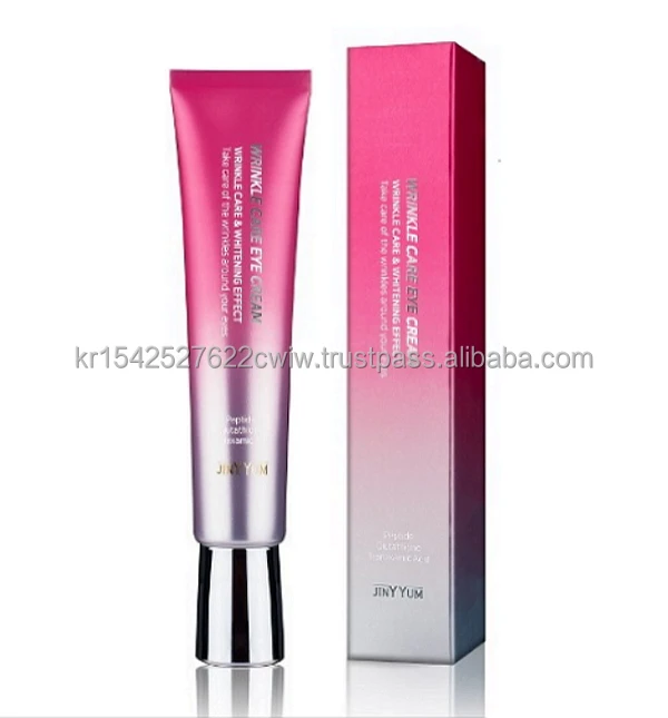 KOREAN COSMETICS Jiny Yum Wrinkle Care Eye Cream 40ml Take Care of Wrinkles around your eyes Wrinkle Care and Whitening Effect