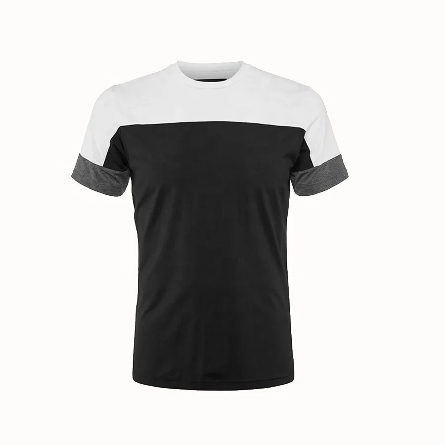 Оптовая продажа однотонная белая футболка с коротким рукавом в полоску высокого качества принтом на заказ