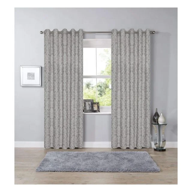 Ring Spun 100% Cotton Embroidered Thickened Shading Curtains For Living Room Bedroom Home Decoration Custom Partition Curtains