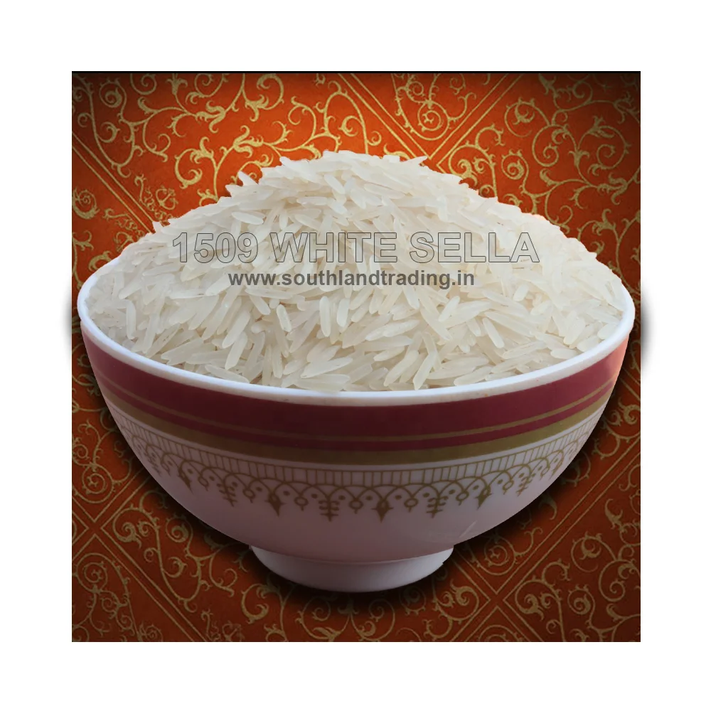 Premium Quality White Sella Basmati 1509 Rice Riz Riso From India