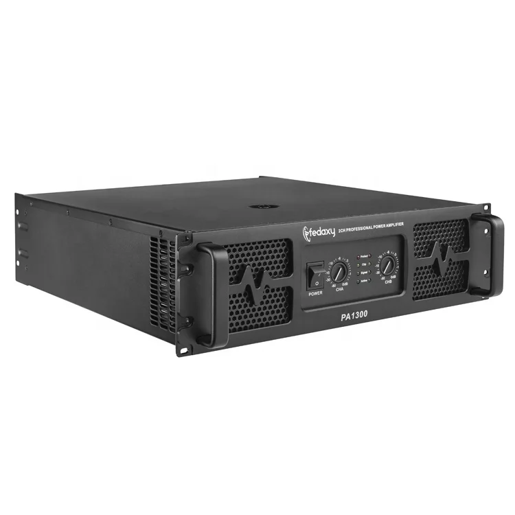 home subwoofer power amplifier audio class ab 1300watts 2channel 2ohm professional rf vhf amplifier