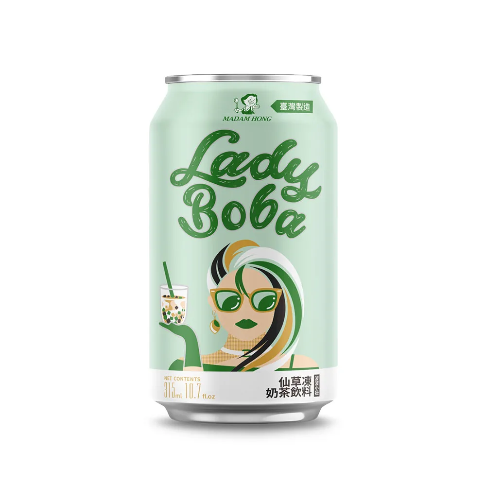 Леди Боба трава желе с молочным чаем популярный напиток в Тайване
