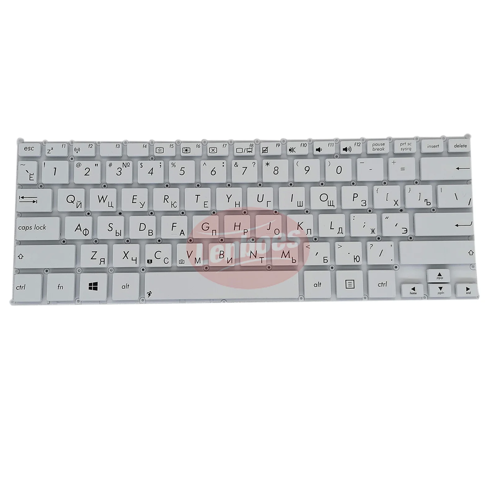 Russian Language Notebook Keyboard White Replacement for Asus X201 RU Layout Keyboard Repair Part