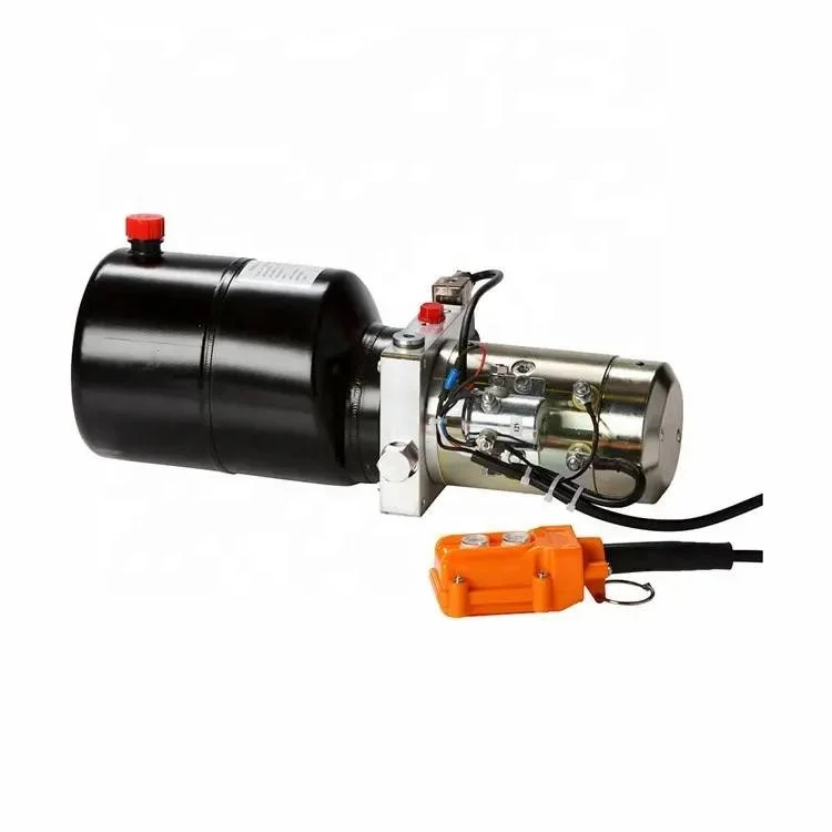 Compact Small Mini Electric 1 2 3 HP 12V 24V DC HPU Hydraulic Power Pack Unit