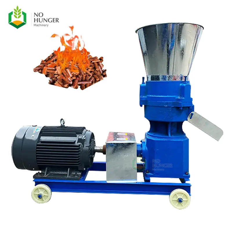 China Leading Manufacturer Cheap Wood Crusher Pellet Per Stufa 15Kg 1 Ton Biomass Wood Pellet Machine