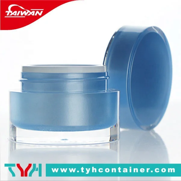 durable design jars  cream jar 50 ml in double wall with cosmetic