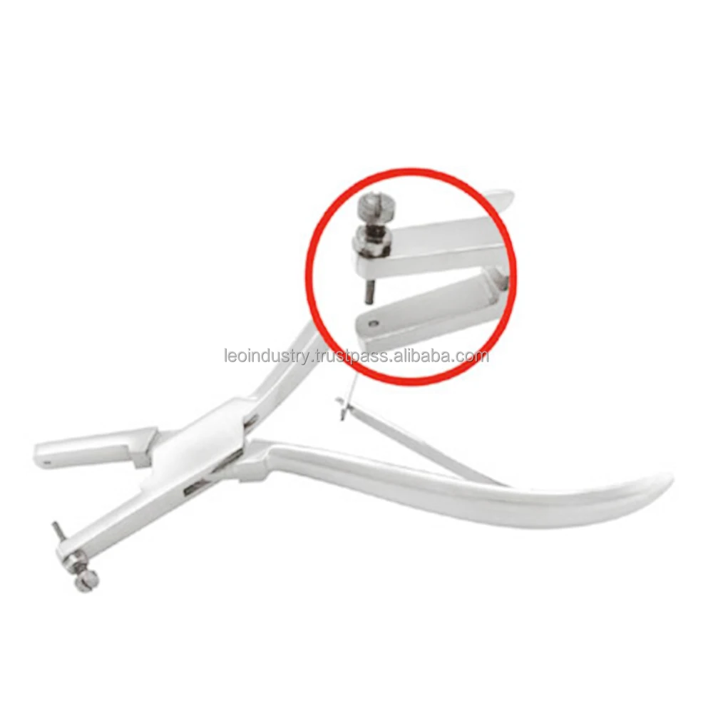 Щипцы из углеродистой стали с круглым носом никелированные железным покрытием многофункциональные щипцы зажимом