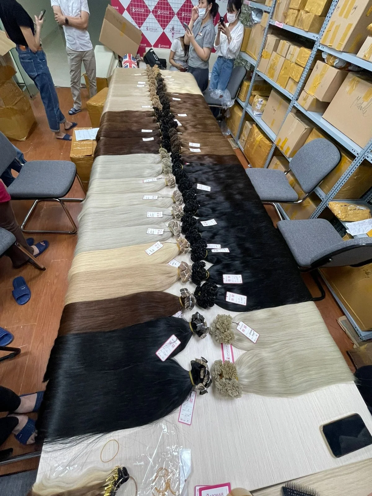 WHOLESALE PRICE FOR BIG ORDERS HUMAN H AIR EXTENSION HOTTEST DISCOUNT PROGRAM