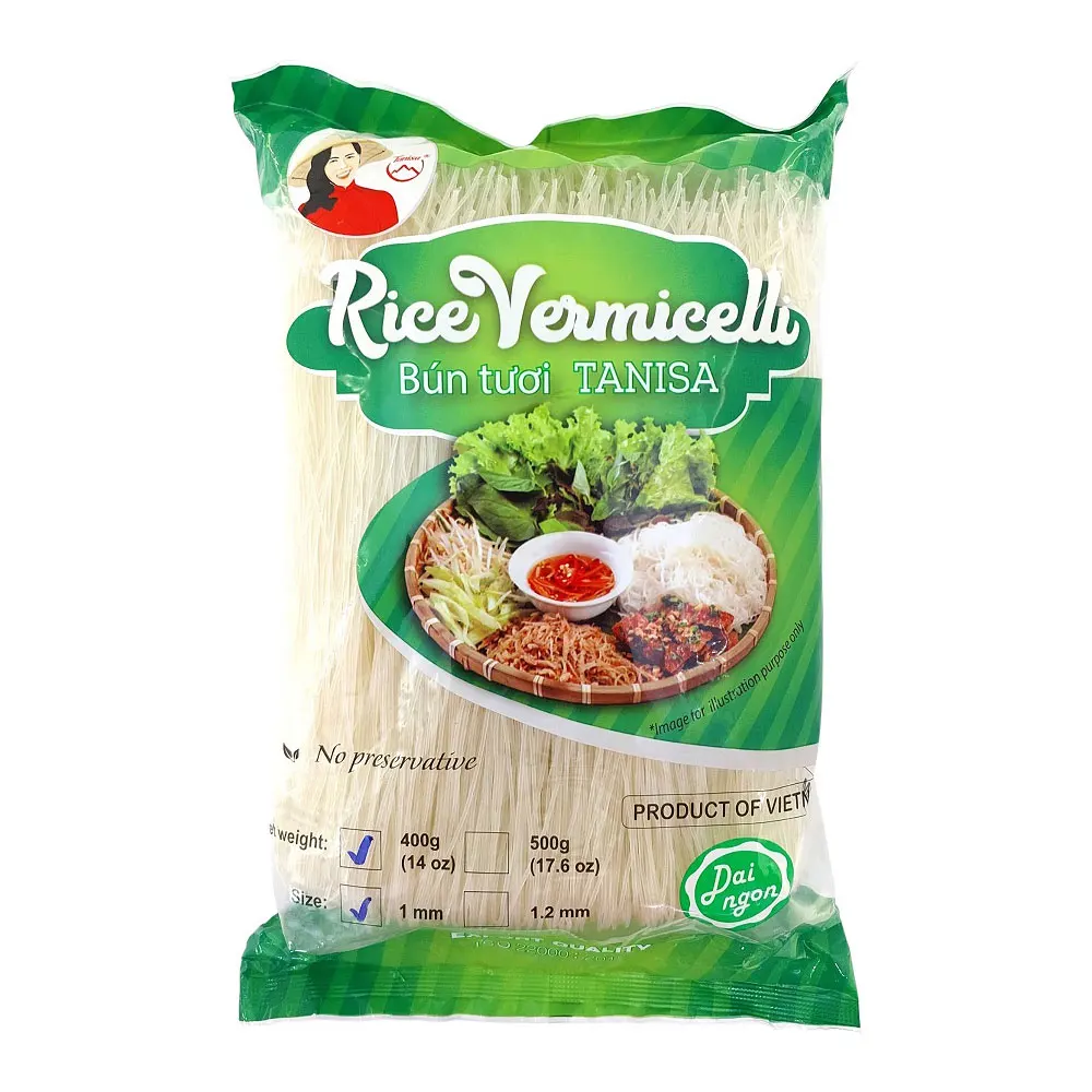 Лучшая цена вьетнамская сушеная белая рисовая вермишель лапша с низким содержанием углеводов оптовая продажа Халяль ISO сертификация HACCP