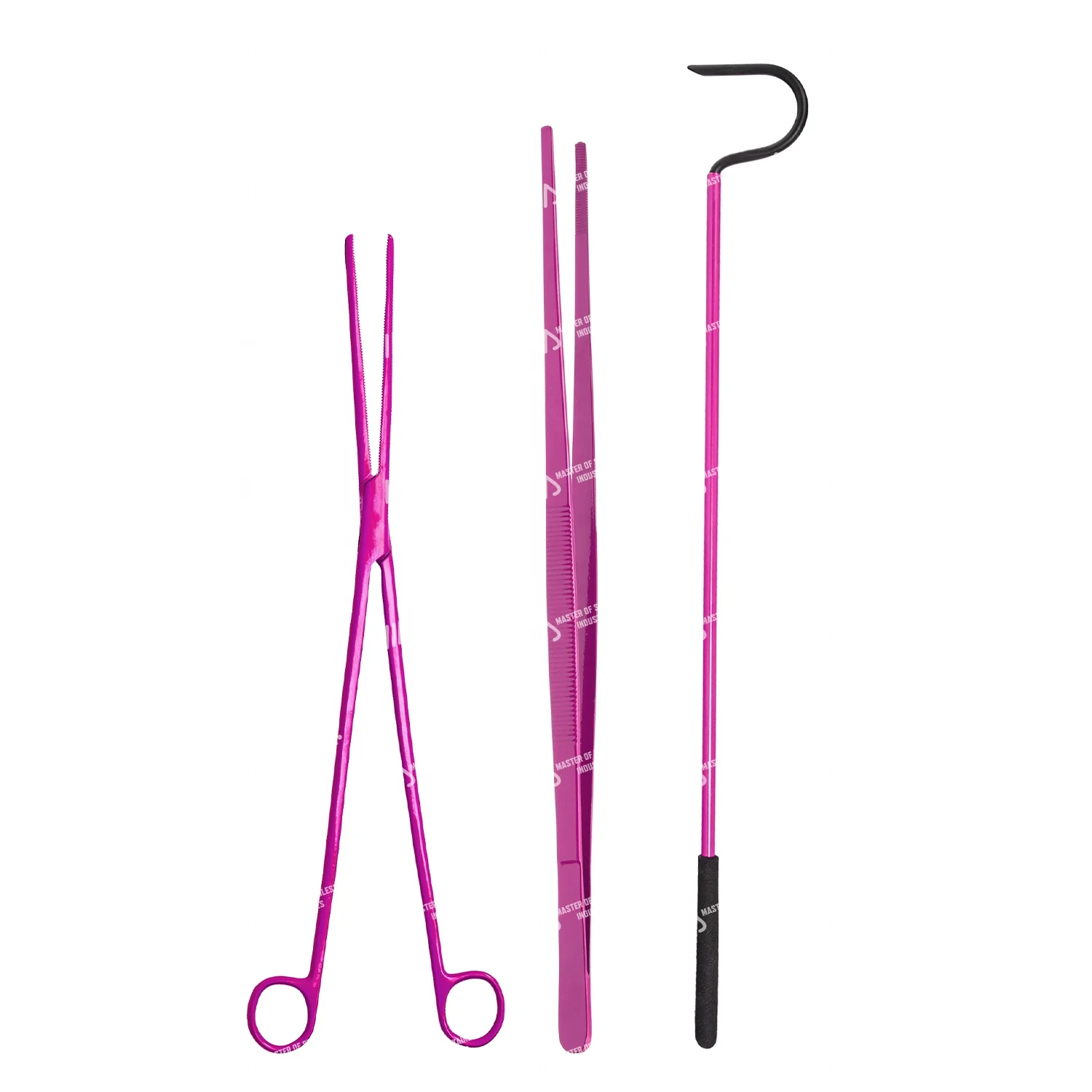 2025 OEM Pet supplies Reptile products Feeding tongs & forceps Snake handling hooks reptile husbandry tools herpetologists sound