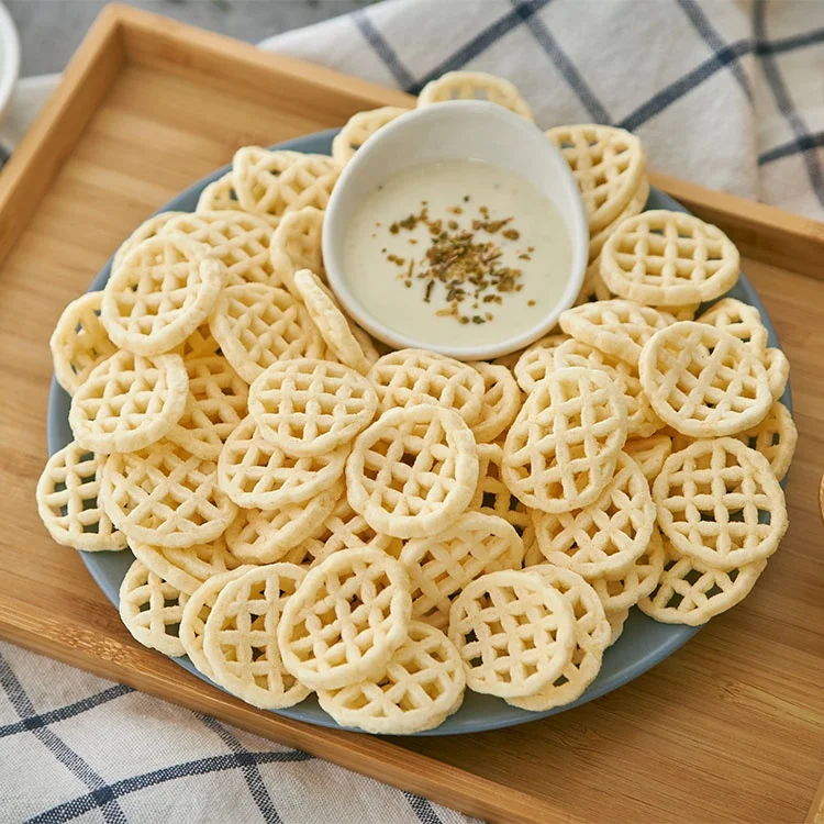 Potato chips snack 110g_Sour cream & Onion flavour (Grid shape) Free Sample Available New Business Opportunity