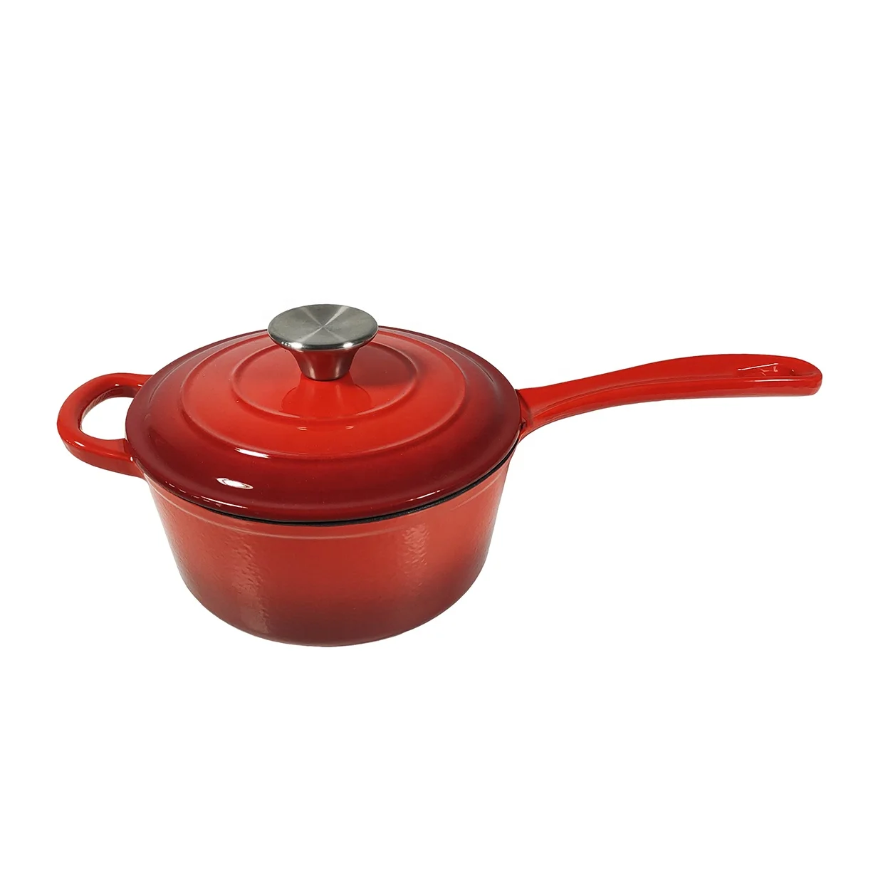 Multi-Functional Non-Stick Frying Pan Milk Pot Enameled Cast Iron Saucepan With Lid