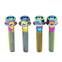 M5 M6 M8 M10 M12 Titanium Hex Flange Bolt
