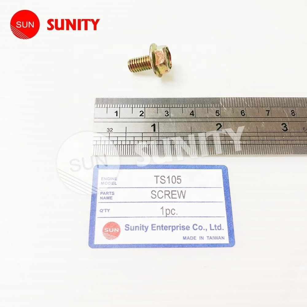 TAIWAN SUNITY Excellent Quality TS105 SCREW OEM 26551-060182 for Yanmar TS105 Farm Tractors Engine Spare Parts