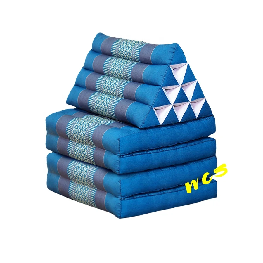 Thai Triangle Pillow Spa Pillow Seat Cushions Premium Quality Product Of Thailand Design 6 Holes 4 Fold Made In Thailand